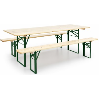 HTI Pivní set skládací 220 x 50 x 3 cm Farblos – Zbozi.Blesk.cz