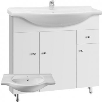 BPS-koupelny s keramickým umyvadlem Viviane S 85 ZV