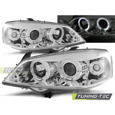 Tuning-Tec Přední čirá světla Opel Astra G (1998 - 2005) - chromované - Angel Eyes – Hledejceny.cz