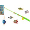 Hračka do vody Teddies Hra ryby/rybář magnetická 5 ks+ prut