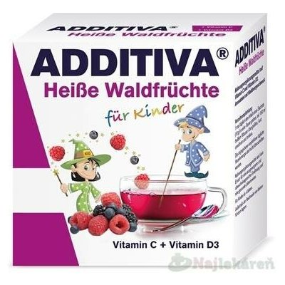 Additiva Horký doušek lesní plody s vitaminy C a D3 10 g 10 sáčků – Hledejceny.cz
