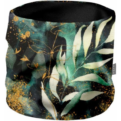 Unuo dětský nákrčník z teplákoviny LISTY A VĚTVIČKY – Zboží Dáma