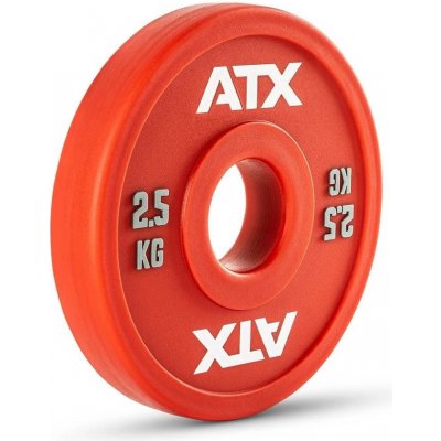 Frakční kotouč urethanový ATX LINE Change Plates PU, 2,5 kg - ČERVENÝ – Hledejceny.cz