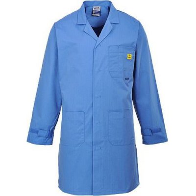 Portwest ESD antistatický plášť modrá 89810 – Zboží Mobilmania