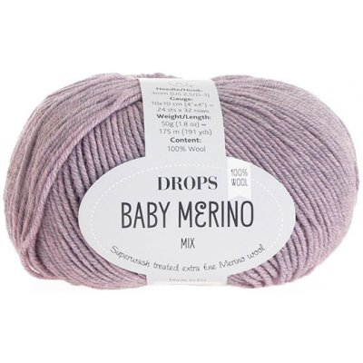 Příze DROPS Baby merino mix 39 - levandulová