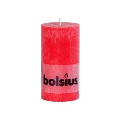 Bolsius Rustic červená 68x130 – Zbozi.Blesk.cz