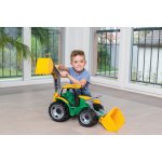 Lena 2080 Traktor se lžící a bagrem zeleno žlutý 107 cm – Zboží Mobilmania