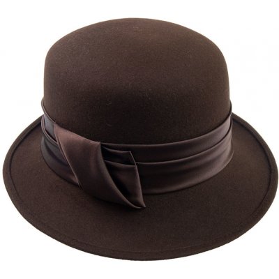 Dámský plstěný klobouk tmavě hnědá Q6032 51881/09ID – Zboží Mobilmania