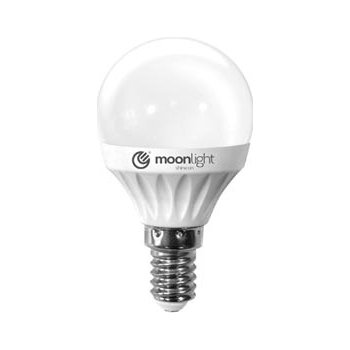 Moonlight LED žárovka E14 220-240V 7W 570lm 6000k studená 25000h 2835 45mm/83mm