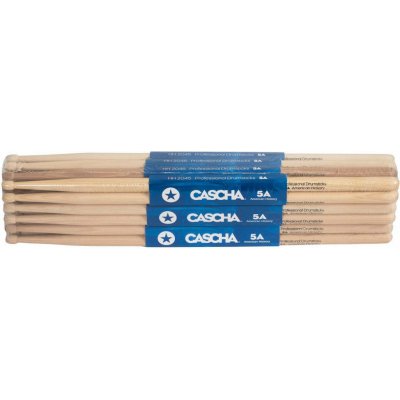 Cascha HH 2046 Professional Drumsticks 5A American Hickory 12 Pair – Zboží Mobilmania