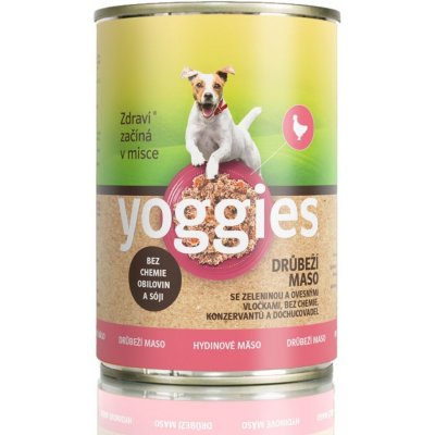 Yoggies drůběží se zeleninou a ovesnými vločkami400 g