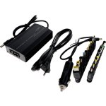 Nastavitelná univerzální nabíječka do auta 12-24 V 120 W pro notebooky s 18 porty USB a adaptérem EU – Sleviste.cz