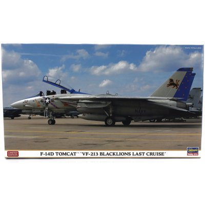 Hasegawa Grumman F-14d Tomcat Vf-213 Blacklions Last Cruise Military Airplane 1974 1:72 – Zbozi.Blesk.cz