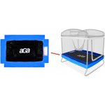 Aga Kryt pružin na obdélníkovou trampolínu 122x183 cm Modrý – Zboží Mobilmania