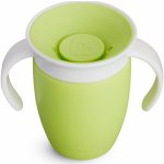 Munchkin Juniorský netekoucí hrneček 360° s oušky zelený 207 ml – Zboží Dáma