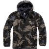 Army a lovecká bunda, kabát a blůza Bunda Brandit Teddyfleece Worker darkcamo