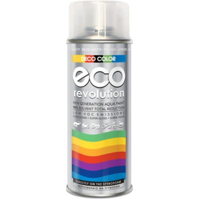 DecoColor Barva ve spreji ECO lesklá, RAL 0000 bezbarvá, 400 ml – HobbyKompas.cz