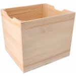 ČistéDřevo Dřevěný box 33x38x33 cm – Zbozi.Blesk.cz