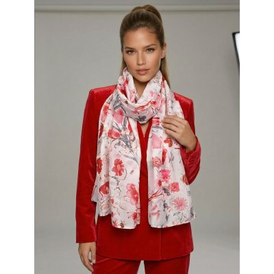 Classic Scarf květinová šála s růžovým nádechem – Hledejceny.cz