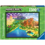 Ravensburger Minecraft Svět Minecraftu 1500 dílků – Zboží Dáma