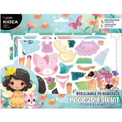 Kidea Paper Design Nalepování podle čísel Magic – Hledejceny.cz