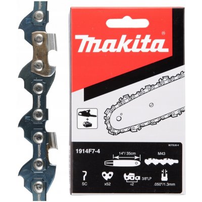 Makita Řetěz pilový 35cm 1.3mm 3/8" .050" 52čl 1914F7-4 – Zboží Mobilmania