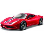 Bburago Ferrari 458 Spider Hotwheels červená 1:18 – Sleviste.cz