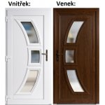 Soft Vchodové dveře 3D 5901 Zlatý dub / Bílá levé 98 x 198 cm – Hledejceny.cz