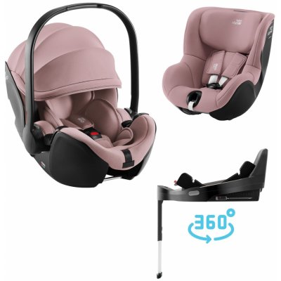 BRITAX RÖMER set Baby-Safe Pro + Vario Base 5Z + Dualfix 5z 2024 Dusty Rose