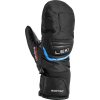 Dětské rukavice Leki Griffin 3D Junior Mitt - black/cyan