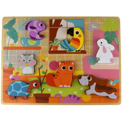 Tooky Toy Puzzle Zvířátka – Zboží Mobilmania