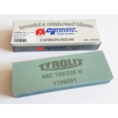 Kámen dvouzrnný 50x25x150 49C 150/320 N7V CARBORUNDUM