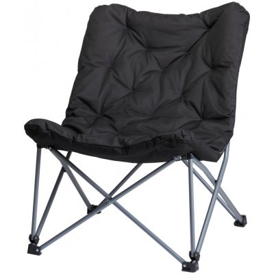 Redcliffs Outdoor Kempingová židle s polštářem ADVE, 83 x 74 x 91 cm, černá černá – Hledejceny.cz
