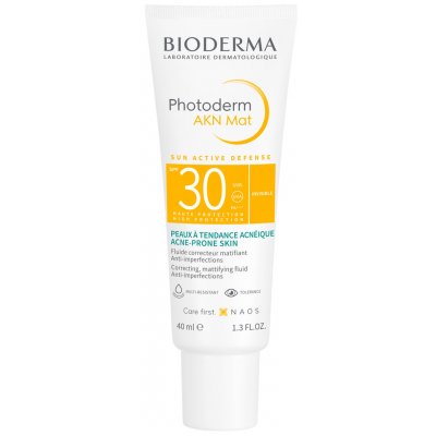 Bioderma Photoderm AKN ochranný matující fluid na obličej SPF30 40 ml – Zbozi.Blesk.cz