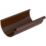 Bryza Žlab okap Ø 125 mm 4 m pozink RAL 8017 hnědý – HobbyKompas.cz