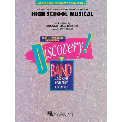 High School Musical 3 Senior Year Title Song snadné noty pro koncertní orchestr, party, partitura – Zboží Mobilmania