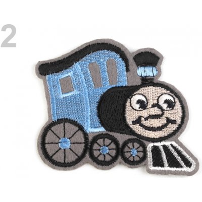 Prima-obchod Nažehlovačka lokomotiva, barva 2 modrá světlá – Zboží Dáma Prima-obchod Nažehlovačka lokomotiva, barva 2 modrá světlá – Zboží Dáma