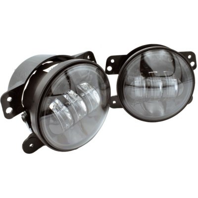 Sada LED mlhových světel, Dračí styl, Černá, Jeep Wrangler JK – Zboží Mobilmania