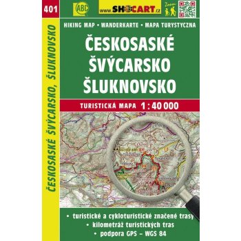 Českosaské Švýcarsko Šluknovsko mapa 1:40 000 č. 401