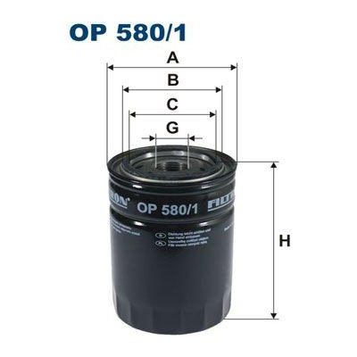 Olejový filtr FILTRON OP 564 (OP564) | Zboží Auto