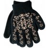 Jezdecká rukavice Pfiff elastické rukavice univerzální velikost 100969 Černo hnědá Uni