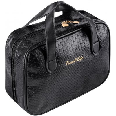 GloryStyles cestovní kosmetická taška černá – Zboží Mobilmania