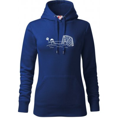 Vodní Pólo kreslené mikina dámská Cape s kapucí Královská modrá – Hledejceny.cz