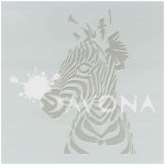 Creatissimo plastová šablona Zebra 20 x 20 cm – Sleviste.cz