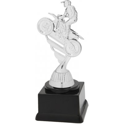 Soška sportovní pohár MOTOKROS NT/P437 Soška STŘÍBRO výška 17,5 cm – Hledejceny.cz