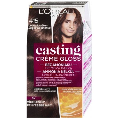 L'Oréal barva na vlasy Casting 415 ledový kaštan – Zboží Mobilmania