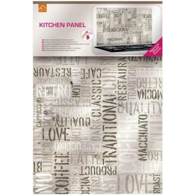Crearreda Samolepicí kuchyňský panel KP Coffee 67250 Nápis s textem kávy 1 arch 47x65 cm – Zboží Dáma