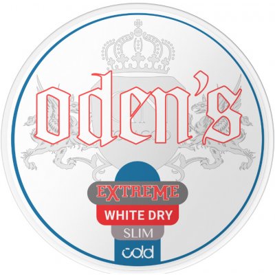 GN Tobacco Odens Extreme cold white dry slim 22 mg 20 sáčků – Zboží Dáma