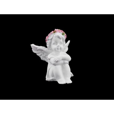 Prima-obchod Dekorace anděl malý barva 1 bílá – Zboží Dáma