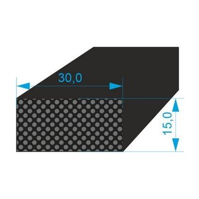 021530 Profilové těsnění 15x30 plné – Hledejceny.cz
